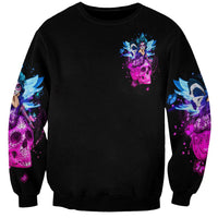 Thunder Skull Sweatshirt I Can't Go To Hell Devil Restrainning Order Against Me - Wonder Print Shop