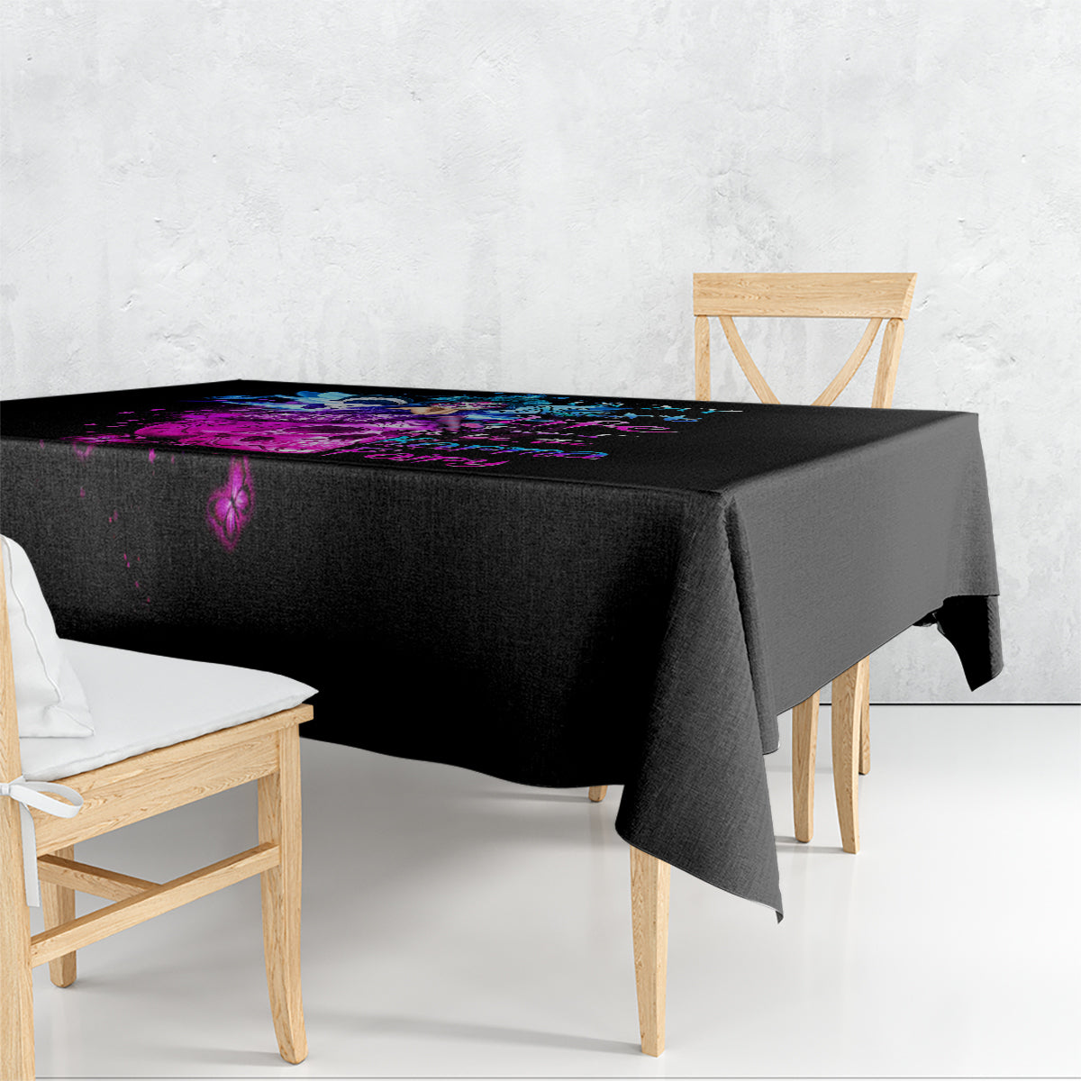 Tiny Fairy Skull Tablecloth My Next Life I Want To Be Karma Fairy - Wonder Print Shop