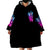Thunder Skull Wearable Blanket Hoodie I Can't Go To Hell Devil Restrainning Order Against Me - Wonder Print Shop