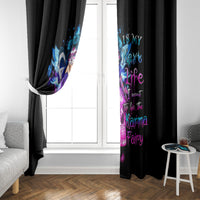 Tiny Fairy Skull Window Curtain My Next Life I Want To Be Karma Fairy - Wonder Print Shop