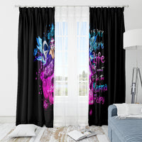 Tiny Fairy Skull Window Curtain My Next Life I Want To Be Karma Fairy - Wonder Print Shop
