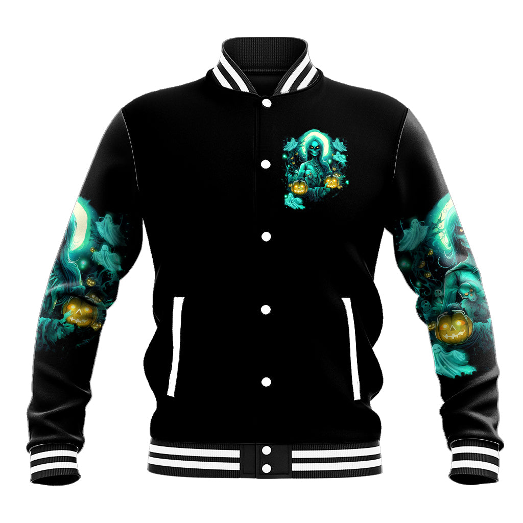 Witch Skull Baseball Jacket Into Darkness To Lose Our Mind And Find Our Souls - Wonder Print Shop