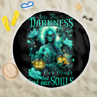 Witch Skull Beach Blanket Into Darkness To Lose Our Mind And Find Our Souls - Wonder Print Shop