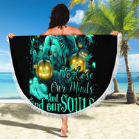 Witch Skull Beach Blanket Into Darkness To Lose Our Mind And Find Our Souls - Wonder Print Shop
