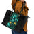 Witch Skull Leather Tote Bag Into Darkness To Lose Our Mind And Find Our Souls - Wonder Print Shop