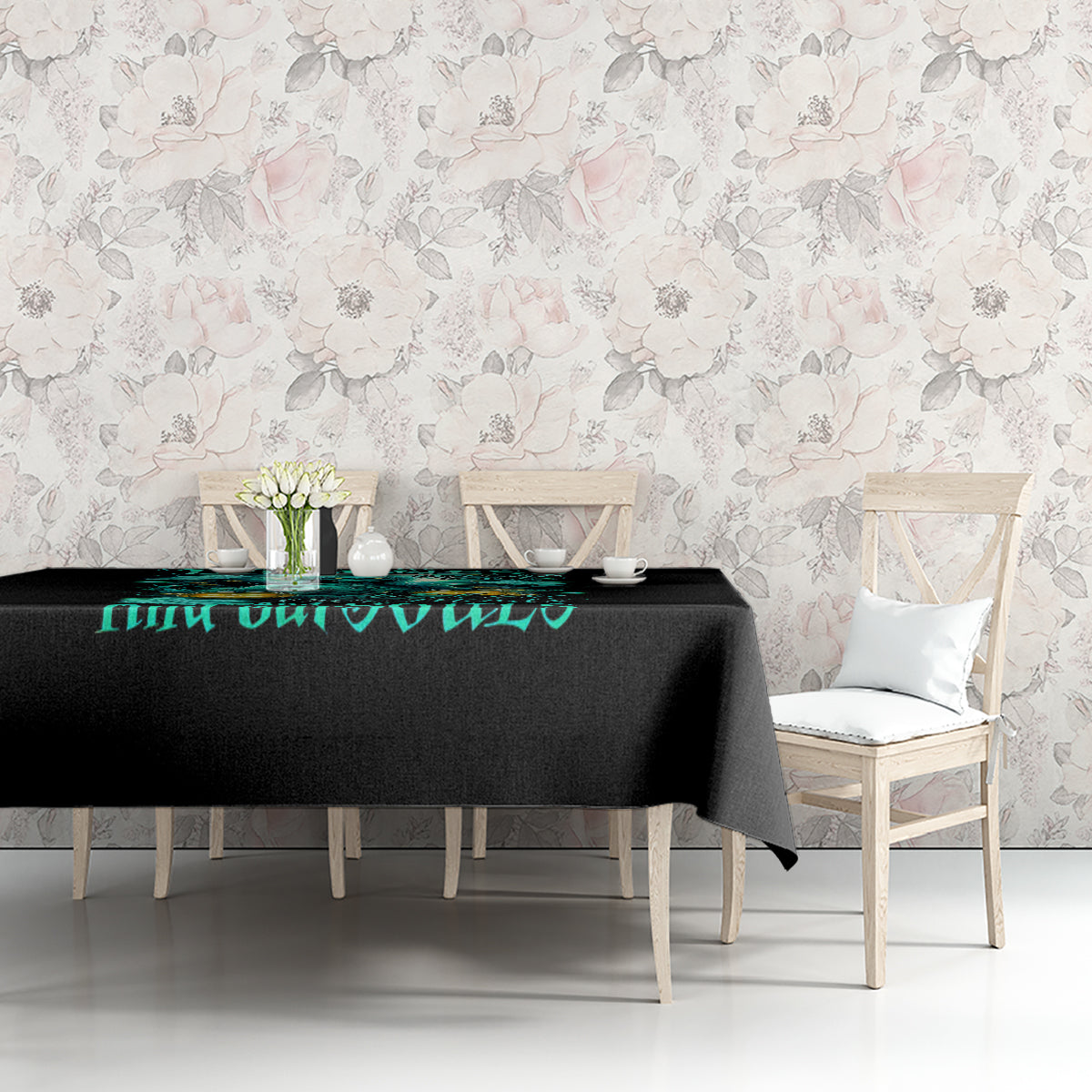Witch Skull Tablecloth Into Darkness To Lose Our Mind And Find Our Souls - Wonder Print Shop