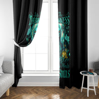 Witch Skull Window Curtain Into Darkness To Lose Our Mind And Find Our Souls - Wonder Print Shop