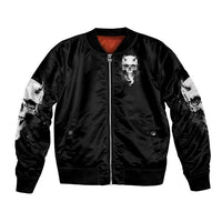 Devil Skull Bomber Jacket It's Not How Crazy Iam But Enjoy It Make Me Dangerous - Wonder Print Shop