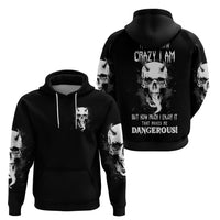 Devil Skull Hoodie It's Not How Crazy Iam But Enjoy It Make Me Dangerous - Wonder Print Shop
