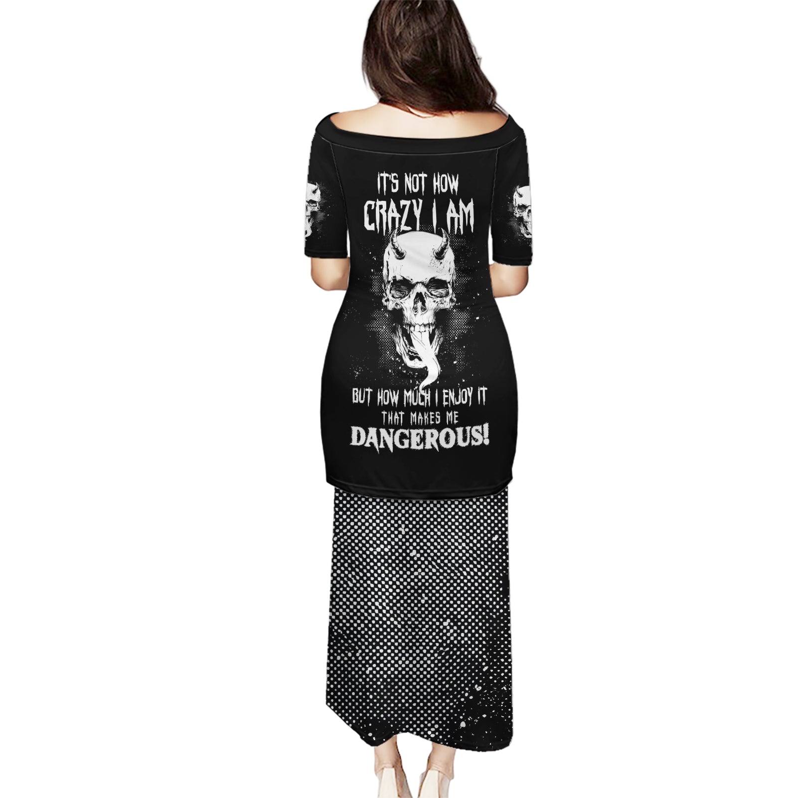 Thunder Skull Puletasi My Demon Hide Inside My Head - Wonder Print Shop