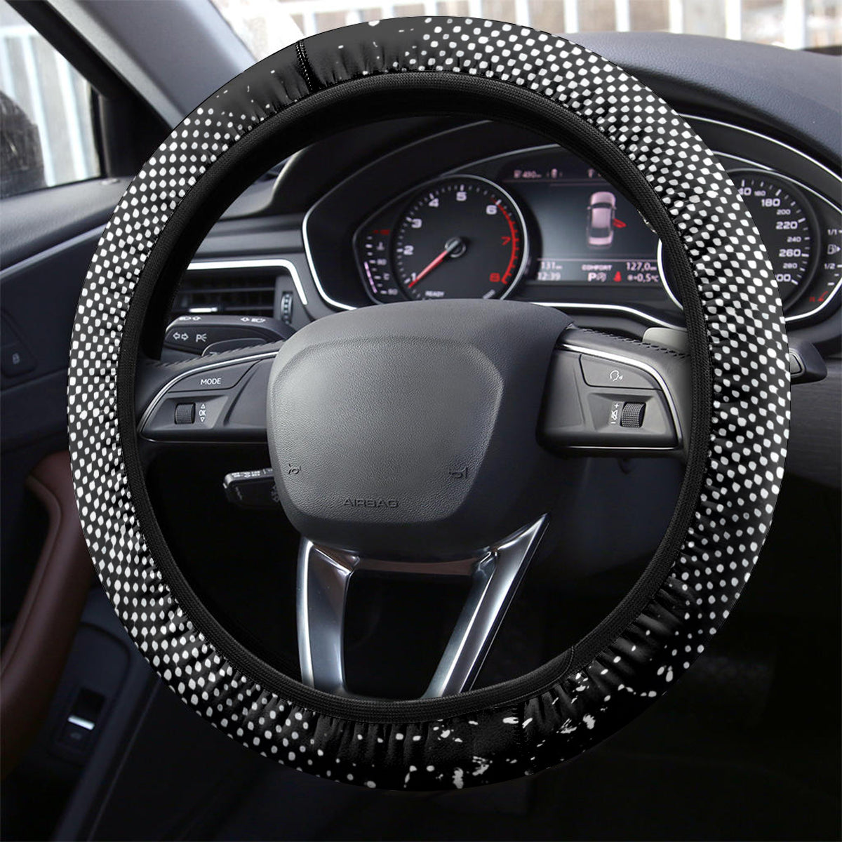Devil Skull Steering Wheel Cover It's Not How Crazy Iam But Enjoy It Make Me Dangerous - Wonder Print Shop