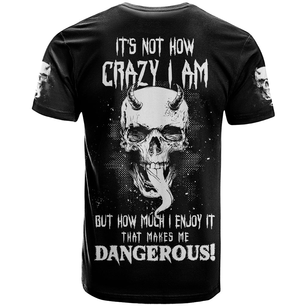Thunder Skull T Shirt My Demon Hide Inside My Head - Wonder Print Shop
