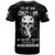 Thunder Skull T Shirt My Demon Hide Inside My Head - Wonder Print Shop