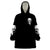 Thunder Skull Wearable Blanket Hoodie My Demon Hide Inside My Head - Wonder Print Shop
