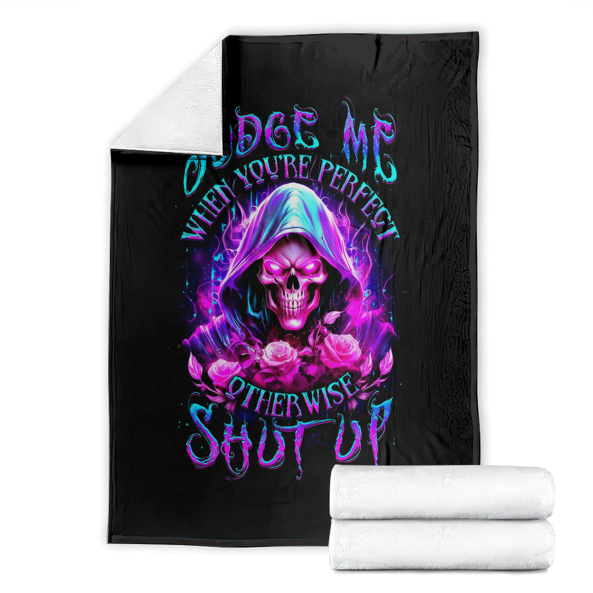 fire-skull-blanket-judge-me-when-youre-perfect-otherwise-shut-up