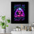 Fire Skull Canvas Wall Art Judge Me When You're Perfect Otherwise Shut Up - Wonder Print Shop