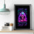 Fire Skull Canvas Wall Art Judge Me When You're Perfect Otherwise Shut Up - Wonder Print Shop