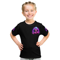 Fire Skull Kid T Shirt Judge Me When You're Perfect Otherwise Shut Up - Wonder Print Shop