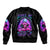 Tiny Fairy Skull Sleeve Zip Bomber Jacket My Next Life I Want To Be Karma Fairy - Wonder Print Shop