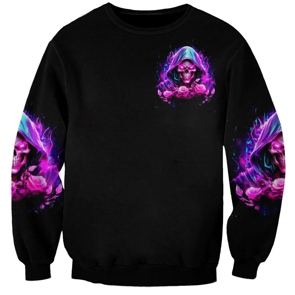 Tiny Fairy Skull Sweatshirt My Next Life I Want To Be Karma Fairy - Wonder Print Shop