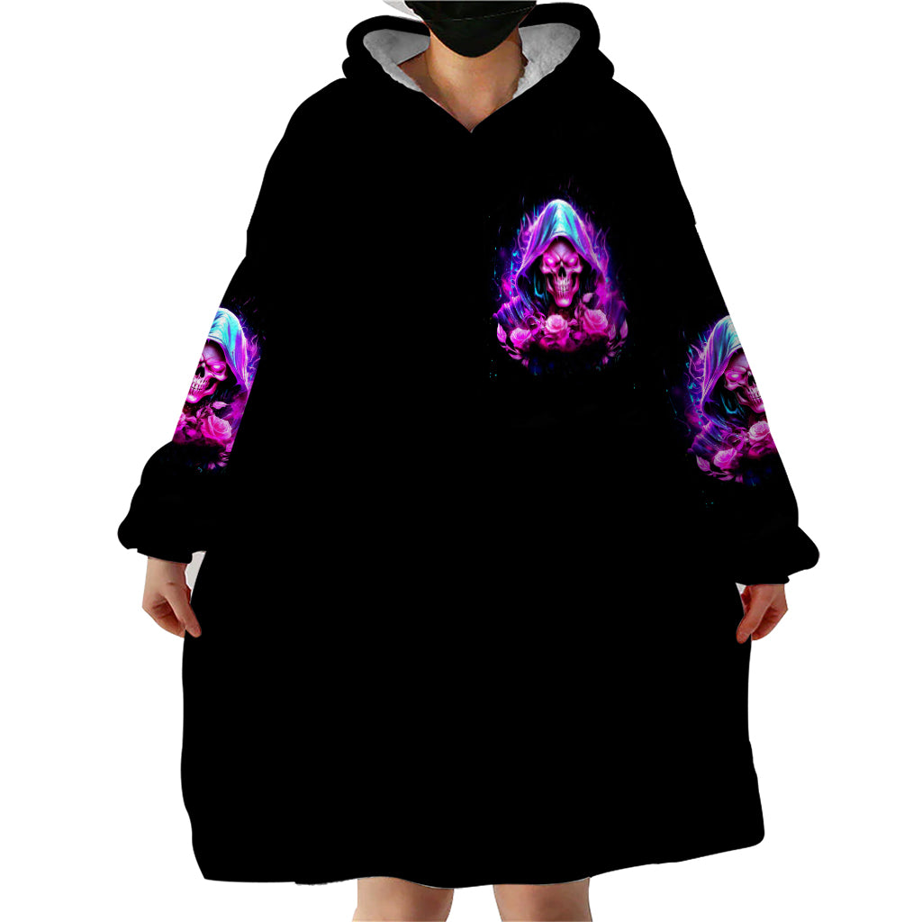 Tiny Fairy Skull Wearable Blanket Hoodie My Next Life I Want To Be Karma Fairy - Wonder Print Shop