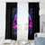 Fire Skull Window Curtain Judge Me When You're Perfect Otherwise Shut Up - Wonder Print Shop