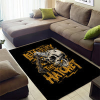 Axe Skull Area Rug Let's Bury The Hatchet - Wonder Print Shop