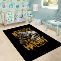 Axe Skull Area Rug Let's Bury The Hatchet - Wonder Print Shop