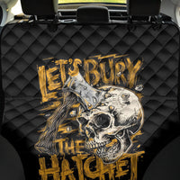 Axe Skull Back Car Seat Cover Let's Bury The Hatchet - Wonder Print Shop