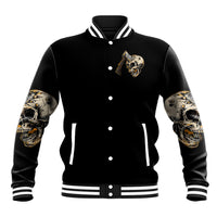 Axe Skull Baseball Jacket Let's Bury The Hatchet - Wonder Print Shop