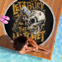 Axe Skull Beach Blanket Let's Bury The Hatchet - Wonder Print Shop