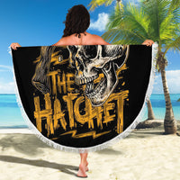 Axe Skull Beach Blanket Let's Bury The Hatchet - Wonder Print Shop
