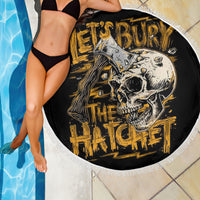 Axe Skull Beach Blanket Let's Bury The Hatchet - Wonder Print Shop