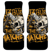 Axe Skull Car Mats Let's Bury The Hatchet - Wonder Print Shop