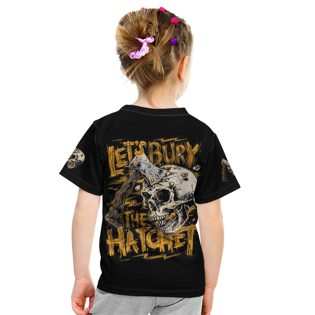 Axe Skull Kid T Shirt Let's Bury The Hatchet - Wonder Print Shop