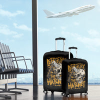 Axe Skull Luggage Cover Let's Bury The Hatchet - Wonder Print Shop