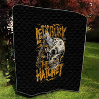 Axe Skull Quilt Let's Bury The Hatchet - Wonder Print Shop