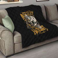 Axe Skull Quilt Let's Bury The Hatchet - Wonder Print Shop
