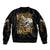 Twin Skull Sleeve Zip Bomber Jacket Don't Try To Figure Me Out I'm A Special - Wonder Print Shop