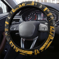 Axe Skull Steering Wheel Cover Let's Bury The Hatchet - Wonder Print Shop