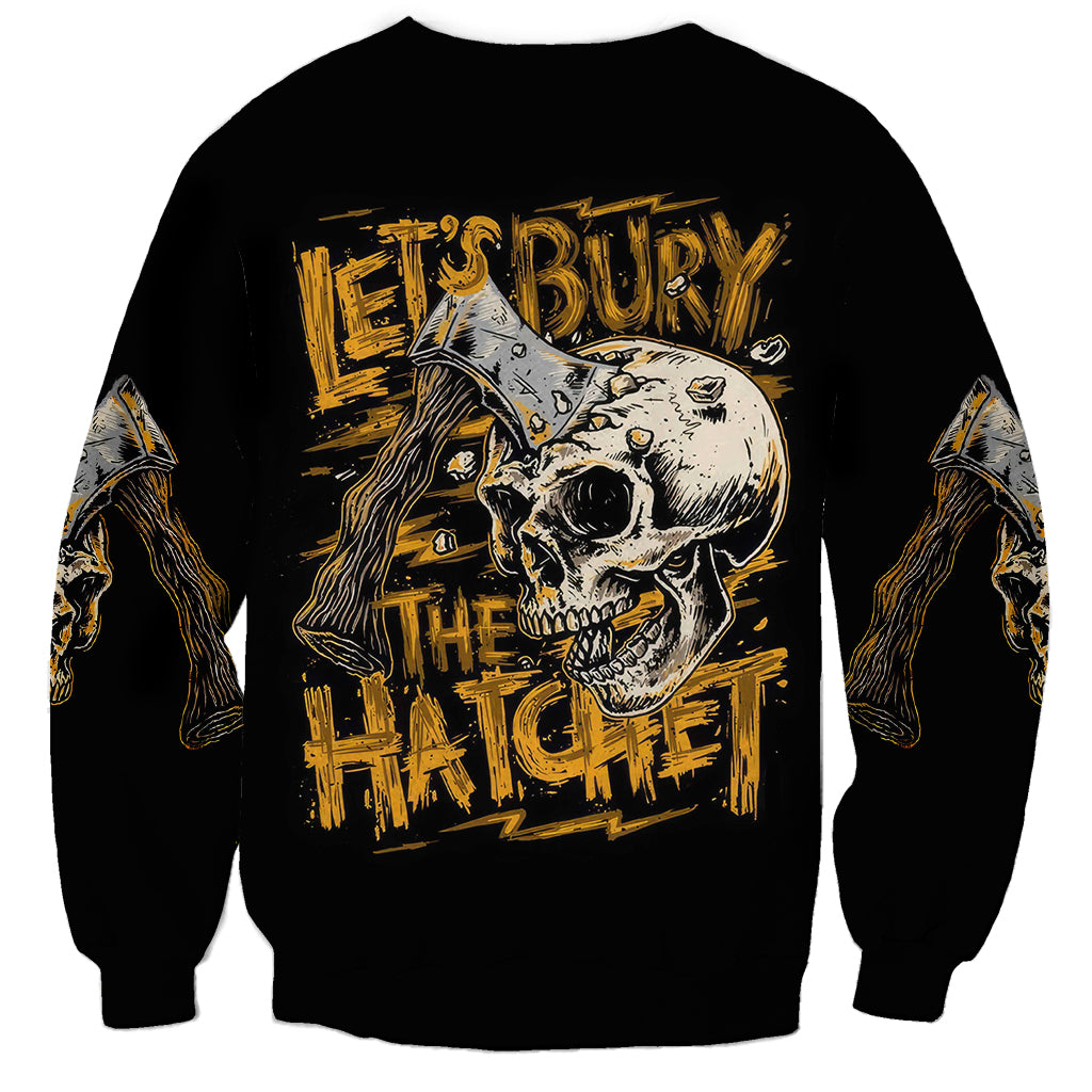 Twin Skull Sweatshirt Don't Try To Figure Me Out I'm A Special - Wonder Print Shop