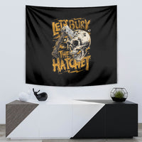 Axe Skull Tapestry Let's Bury The Hatchet - Wonder Print Shop