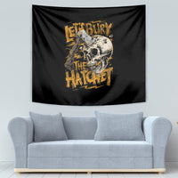 Axe Skull Tapestry Let's Bury The Hatchet - Wonder Print Shop