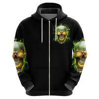 Thunder Skull Hoodie My Demon Hide Inside My Head - Wonder Print Shop