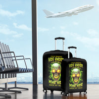 Thunder Skull Luggage Cover My Demon Hide Inside My Head - Wonder Print Shop