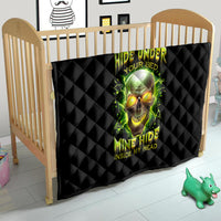 Thunder Skull Quilt My Demon Hide Inside My Head - Wonder Print Shop