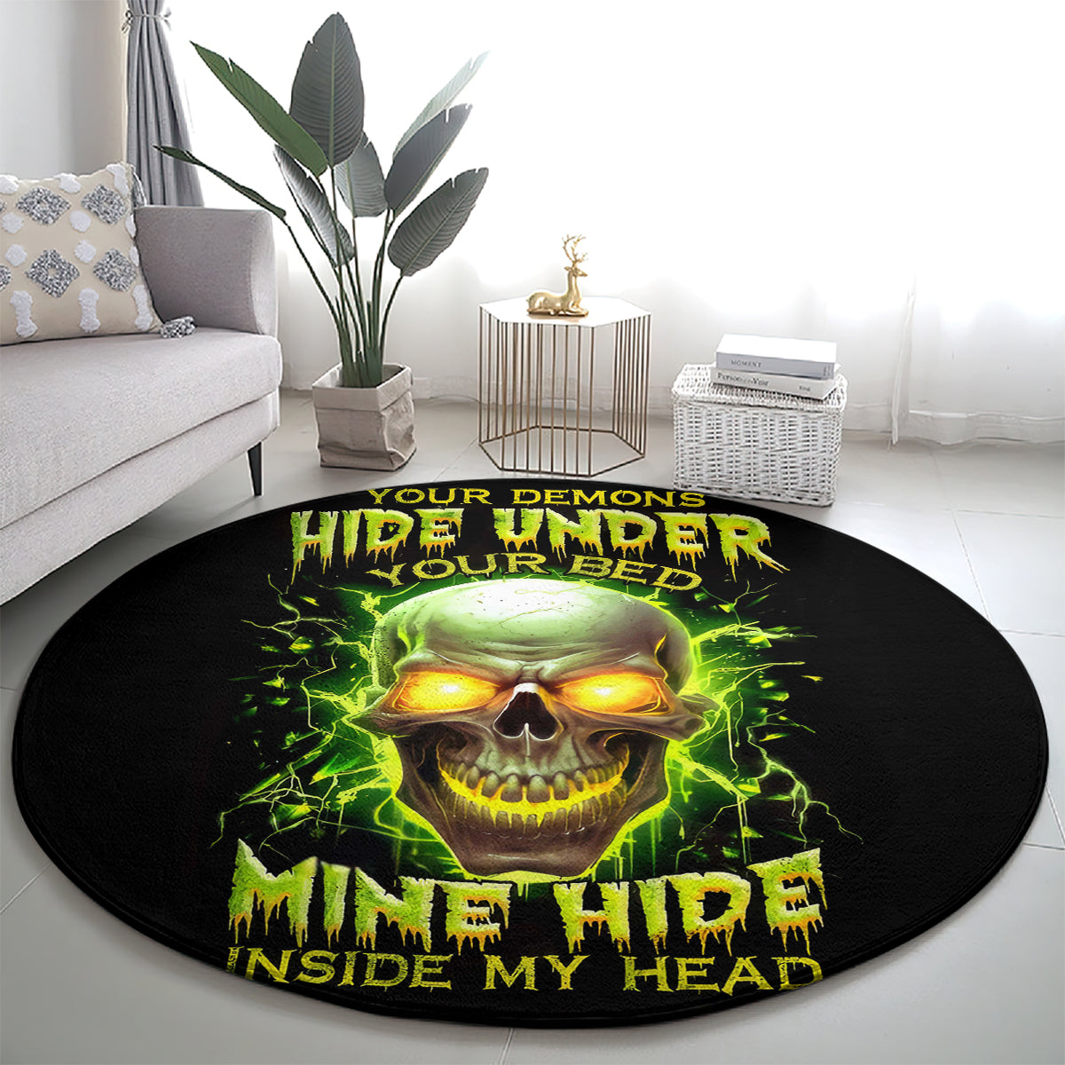 thunder-skull-round-carpet-my-demon-hide-inside-my-head