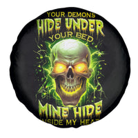 Thunder Skull Spare Tire Cover My Demon Hide Inside My Head - Wonder Print Shop