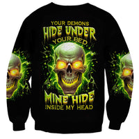 Witch Skull Sweatshirt Into Darkness To Lose Our Mind And Find Our Souls - Wonder Print Shop