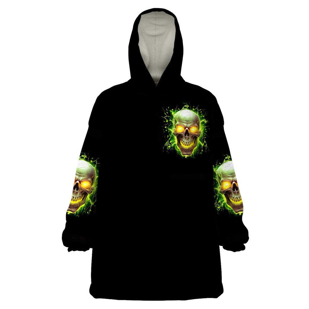 Witch Skull Wearable Blanket Hoodie Into Darkness To Lose Our Mind And Find Our Souls - Wonder Print Shop